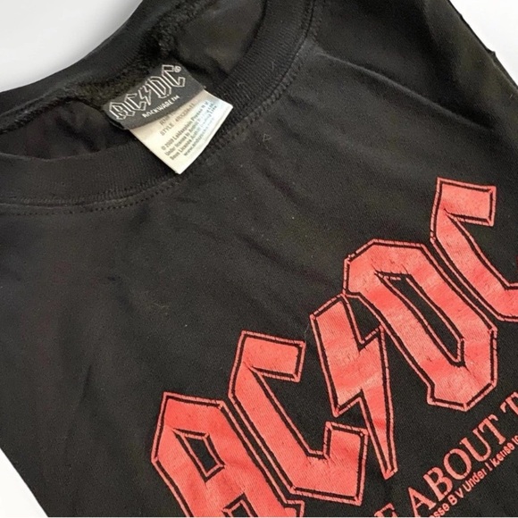 AC/DC T-Shirt Rockwear Music Fan Apparel Classic Band 90s Style Men’s XL - Picture 1 of 7